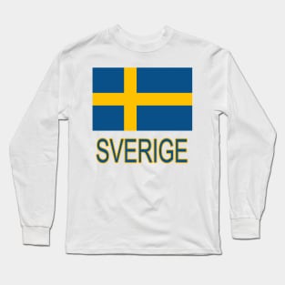 The Pride of Sweden - Swedish Flag and Language Long Sleeve T-Shirt